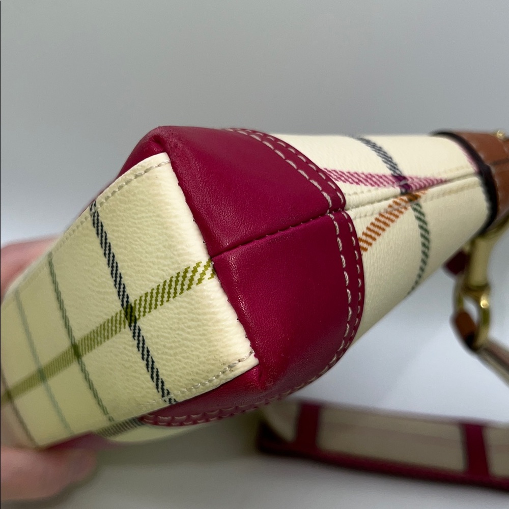 Coach 2008 Heritage Tattersall Plaid Shoulder Bag - Picture 6 of 16